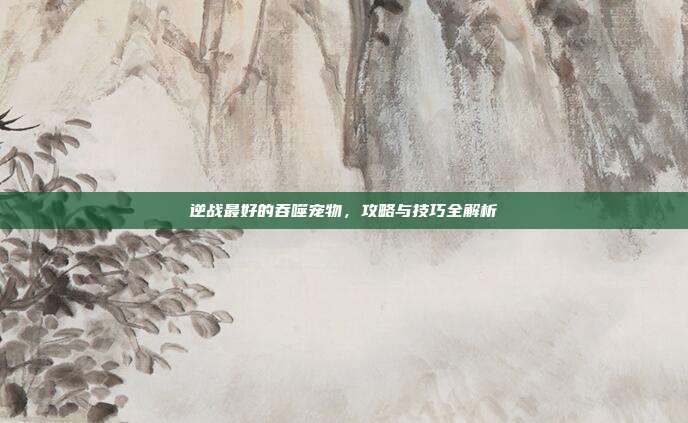 逆战最好的吞噬宠物,攻略与技巧全解析