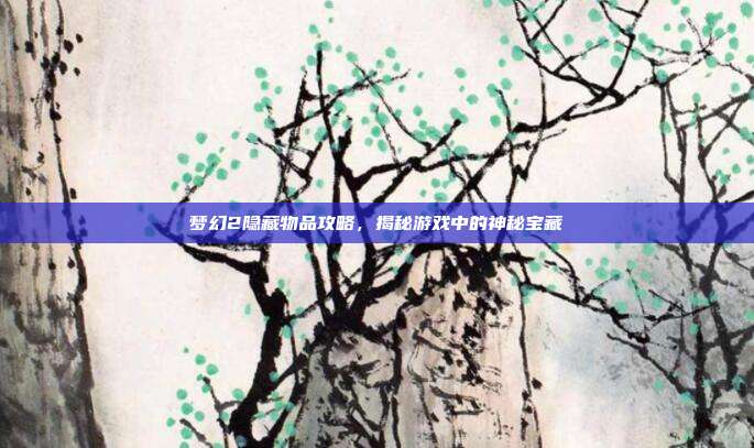 梦幻2隐藏物品攻略,揭秘游戏中的神秘宝藏