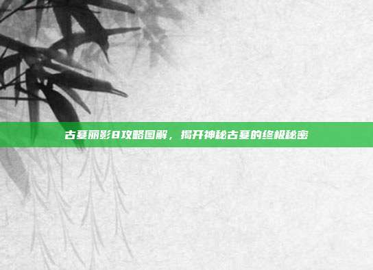 古墓丽影8攻略图解,揭开神秘古墓的终极秘密
