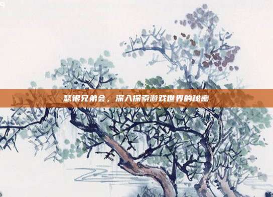瑟银兄弟会,深入探索游戏世界的秘密