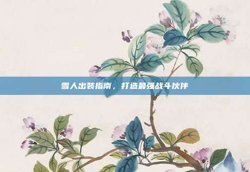 雪人出装指南,打造最强战斗伙伴