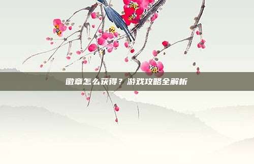 徽章怎么获得？游戏攻略全解析