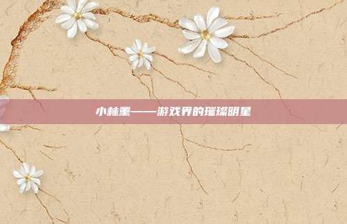 小林薰——游戏界的璀璨明星