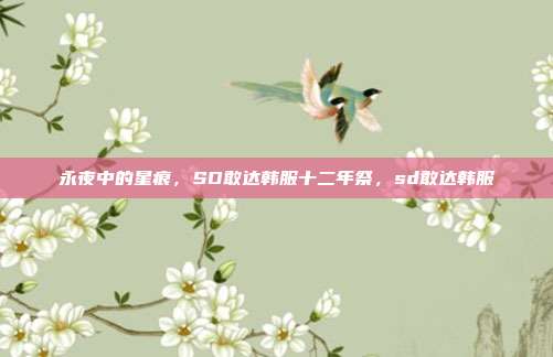 永夜中的星痕，SD敢达韩服十二年祭，sd敢达韩服