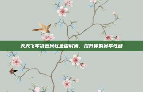 天天飞车凌云属性全面解析，提升你的赛车性能