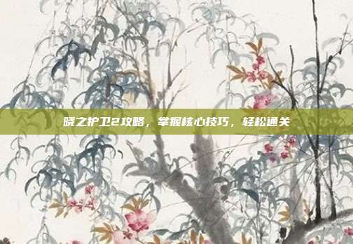 晓之护卫2攻略，掌握核心技巧，轻松通关