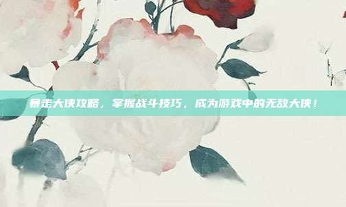 暴走大侠攻略,掌握战斗技巧,成为游戏中的无敌大侠!