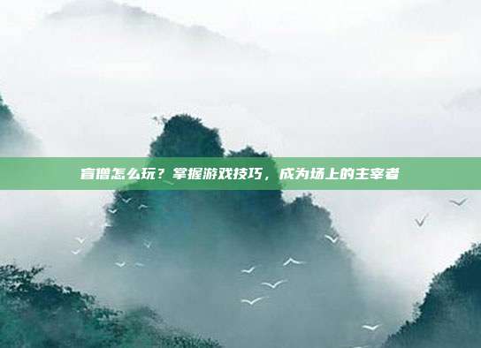 盲僧怎么玩？掌握游戏技巧，成为场上的主宰者