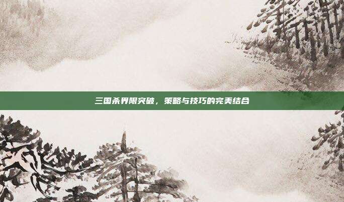 三国杀界限突破,策略与技巧的完美结合