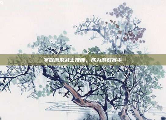 掌握流浪武士技能,成为游戏高手