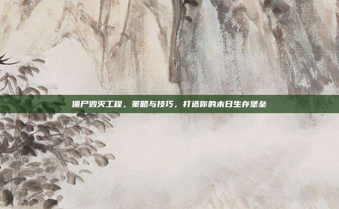 僵尸毁灭工程，策略与技巧，打造你的末日生存堡垒
