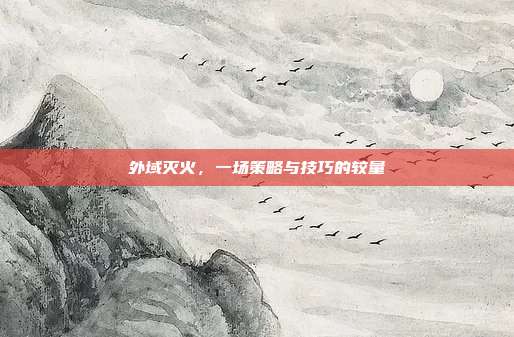 外域灭火,一场策略与技巧的较量