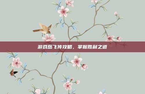 游戏岳飞传攻略,掌握胜利之道