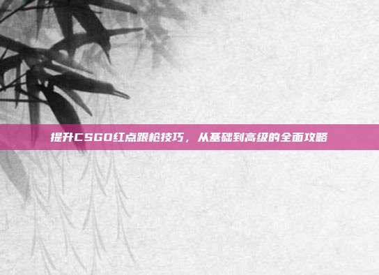 提升CSGO红点跟枪技巧，从基础到高级的全面攻略