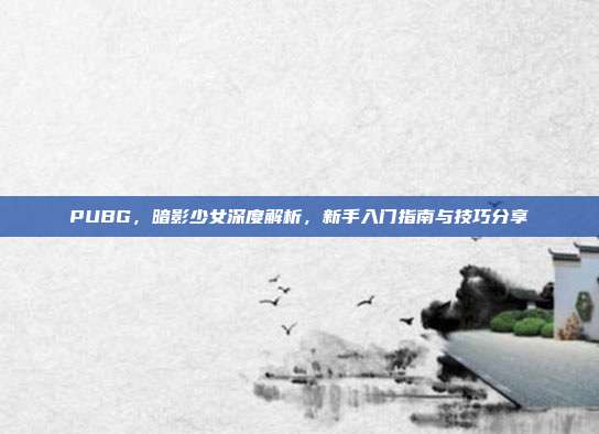 PUBG,暗影少女深度解析,新手入门指南与技巧分享