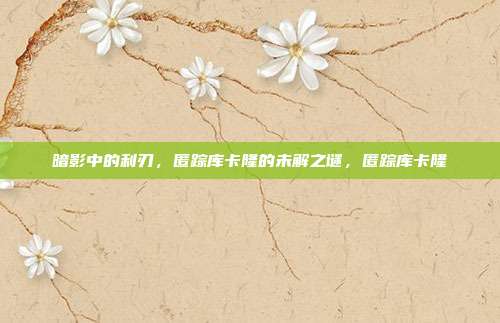 暗影中的利刃,匿踪库卡隆的未解之谜,匿踪库卡隆