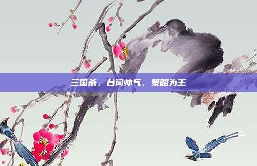 三国杀，台词帅气，策略为王