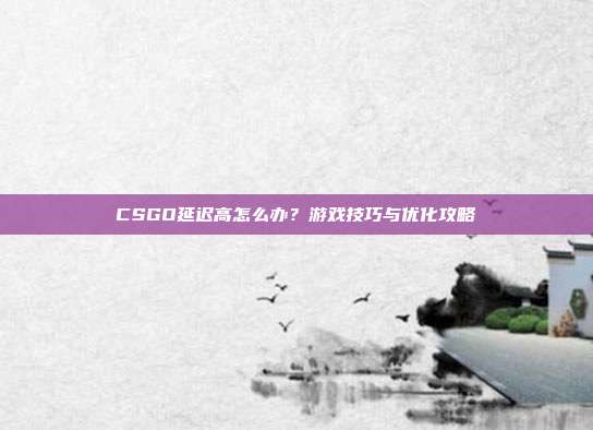 CSGO延迟高怎么办？游戏技巧与优化攻略