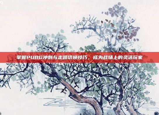 掌握PUBG冲刺与走路切换技巧，成为战场上的灵活玩家
