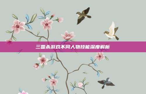三国杀游戏不同人物技能深度解析