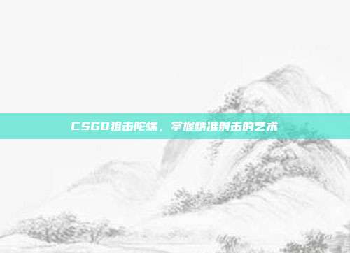 CSGO狙击陀螺,掌握精准射击的艺术