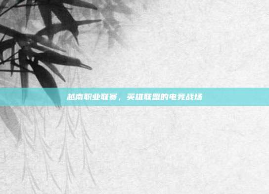 越南职业联赛,英雄联盟的电竞战场