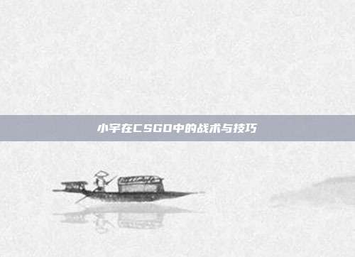 小宇在CSGO中的战术与技巧