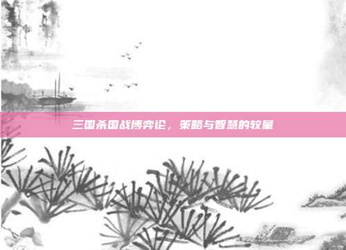 三国杀国战博弈论，策略与智慧的较量