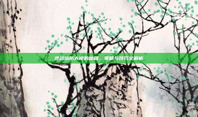 逆战塔防大佬的秘籍,策略与技巧全解析