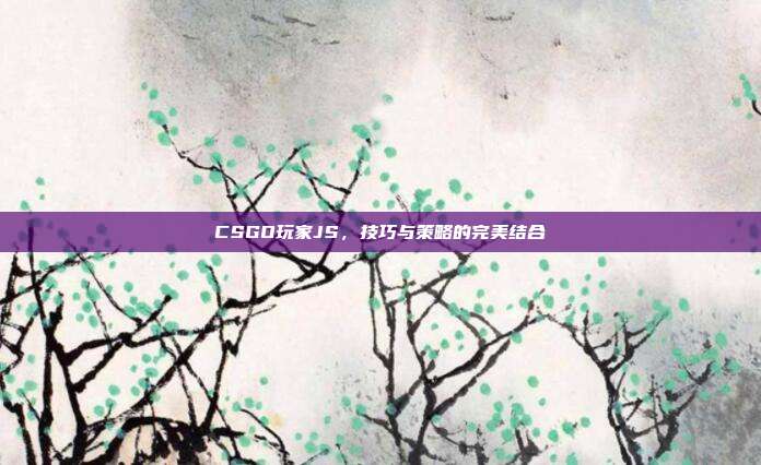 CSGO玩家JS，技巧与策略的完美结合