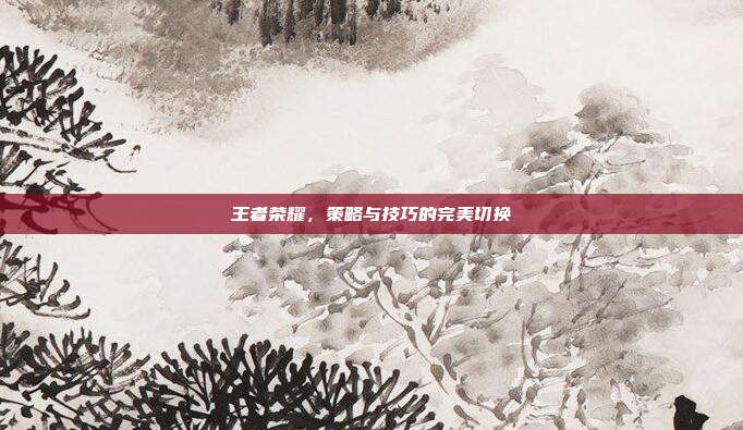 王者荣耀,策略与技巧的完美切换