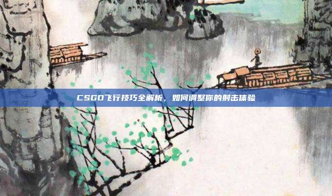 CSGO飞行技巧全解析，如何调整你的射击体验