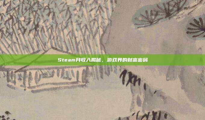Steam月收入揭秘，游戏界的财富密码