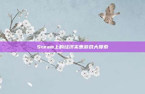 Steam上的经济实惠游戏大搜索