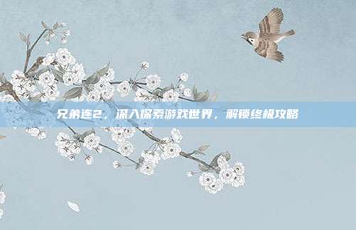 兄弟连2，深入探索游戏世界，解锁终极攻略