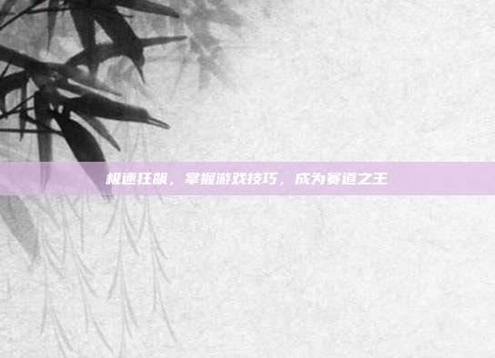 极速狂飙,掌握游戏技巧,成为赛道之王