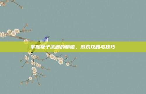 掌握鞭子武器的精髓，游戏攻略与技巧