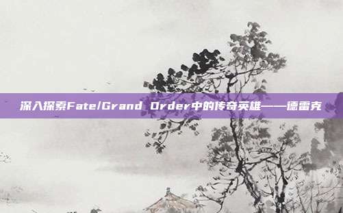 深入探索Fate/Grand Order中的传奇英雄——德雷克