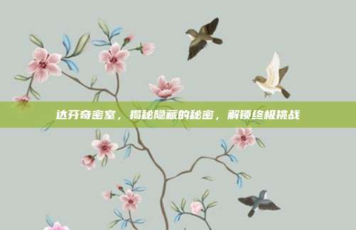 达芬奇密室，揭秘隐藏的秘密，解锁终极挑战