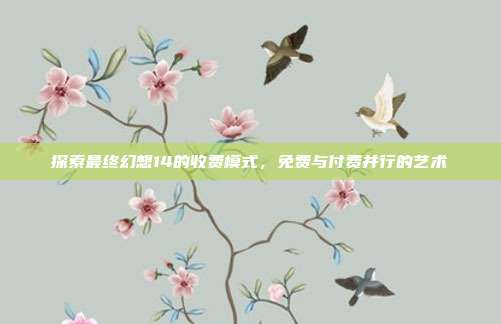 探索最终幻想14的收费模式，免费与付费并行的艺术