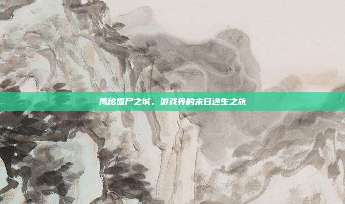 揭秘僵尸之城，游戏界的末日逃生之旅