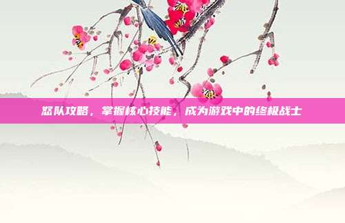 怒队攻略,掌握核心技能,成为游戏中的终极战士