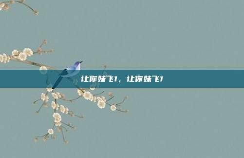 让你妹飞1，让你妹飞1