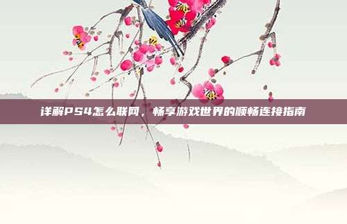 详解PS4怎么联网，畅享游戏世界的顺畅连接指南