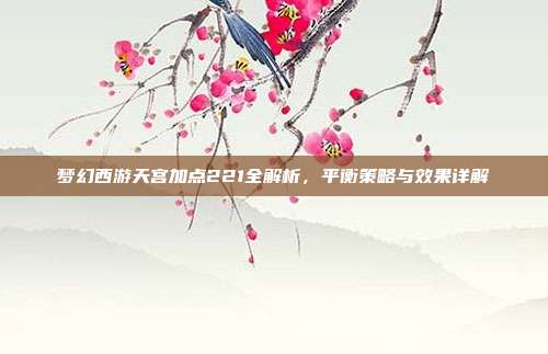 梦幻西游天宫加点221全解析,平衡策略与效果详解