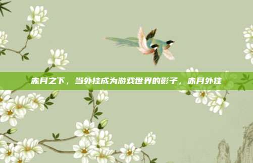 赤月之下,当外挂成为游戏世界的影子,赤月外挂