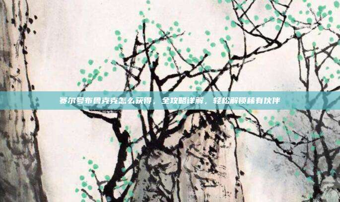 赛尔号布鲁克克怎么获得,全攻略详解,轻松解锁稀有伙伴