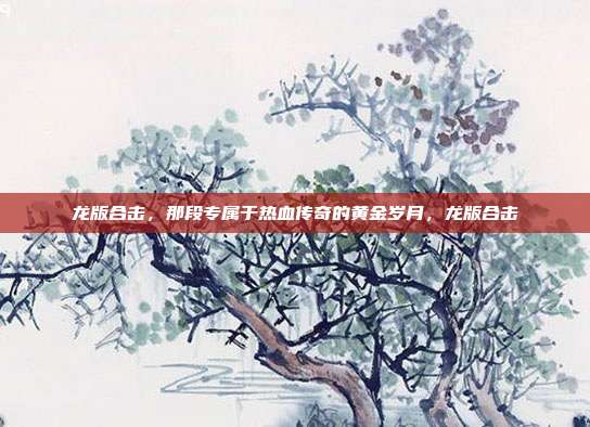 龙版合击，那段专属于热血传奇的黄金岁月，龙版合击