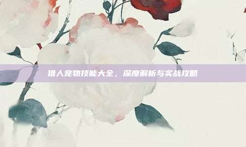 猎人宠物技能大全，深度解析与实战攻略