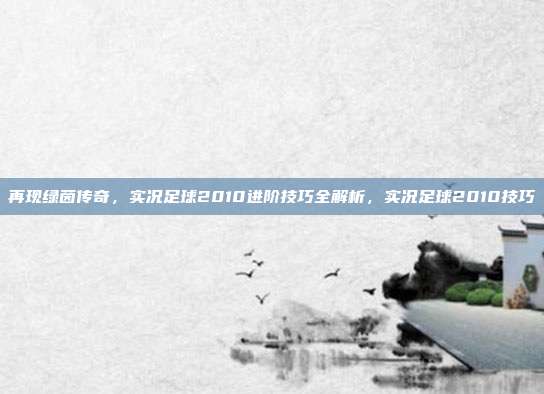 再现绿茵传奇，实况足球2010进阶技巧全解析，实况足球2010技巧
